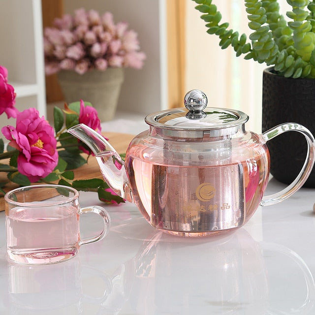 Glass Tea Pot and Cup set