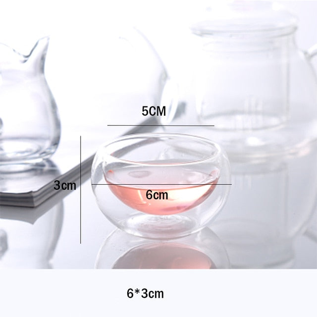 Glass Tea Pot and Cup set