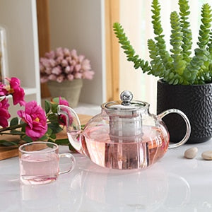 Glass Tea Pot and Cup set