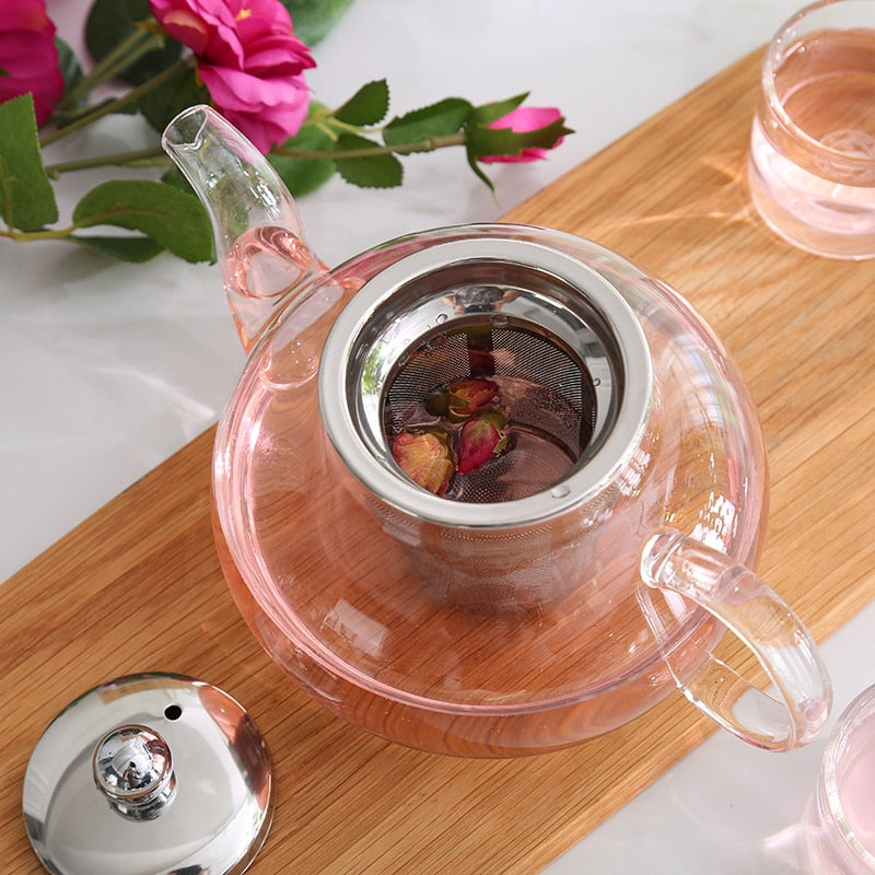 Glass Tea Pot and Cup set
