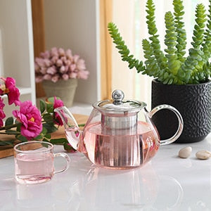Glass Tea Pot and Cup set