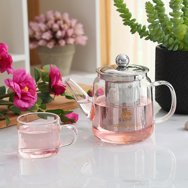 Glass Tea Pot and Cup set