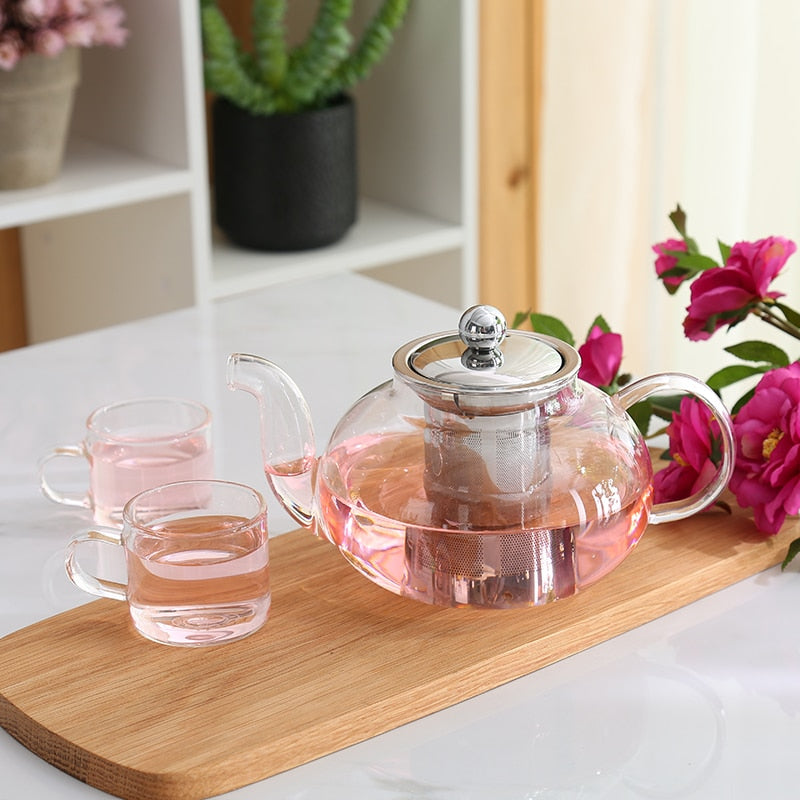 Glass Tea Pot and Cup set